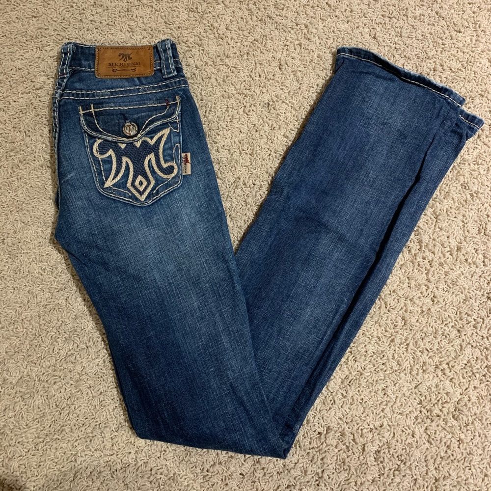 MEK DNM- 24XL slim bootcut jean